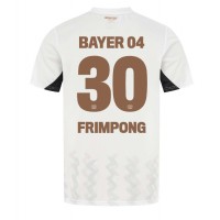 Maglia Calcio Bayer Leverkusen Jeremie Frimpong #30 Seconda Divisa 2024-25 Manica Corta